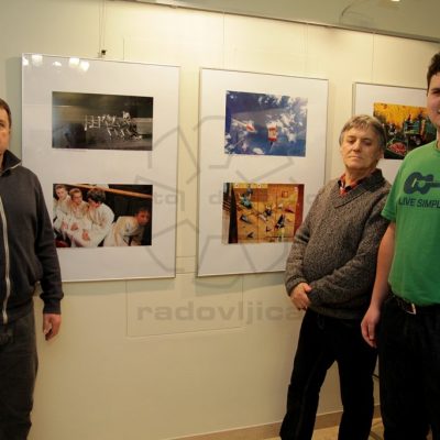 Del nagrajencev Tomaž Sedej, Ljubo Kozic in Simon Senica