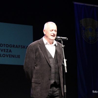 Predsednik FZS Ivo Borko  - sledi podelitev razstavljalskih naslovov