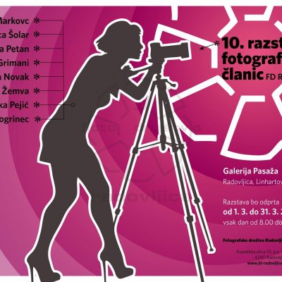 Plakat 10. razstava članic