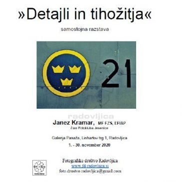Fotografska razstava »Detajli in tihožitja«