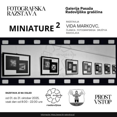 Plakat razstave Miniature2