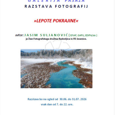 Vabilo na razstavo Pasaža
